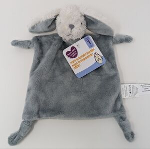 Parent's Choice Lovey Puppy Dog Gray Newborn Size Mini Snuggle Bunny